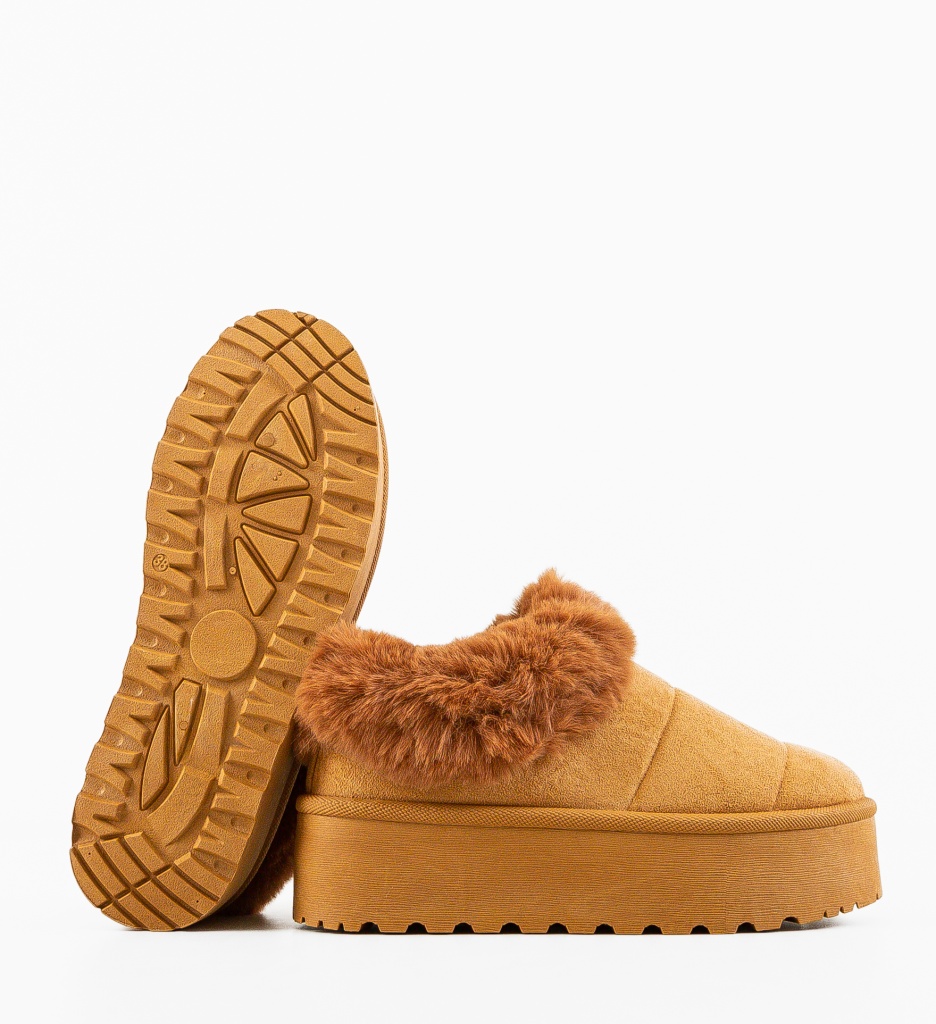 Papuci Ug Padma Camel - Confort și Stil - imagine 6