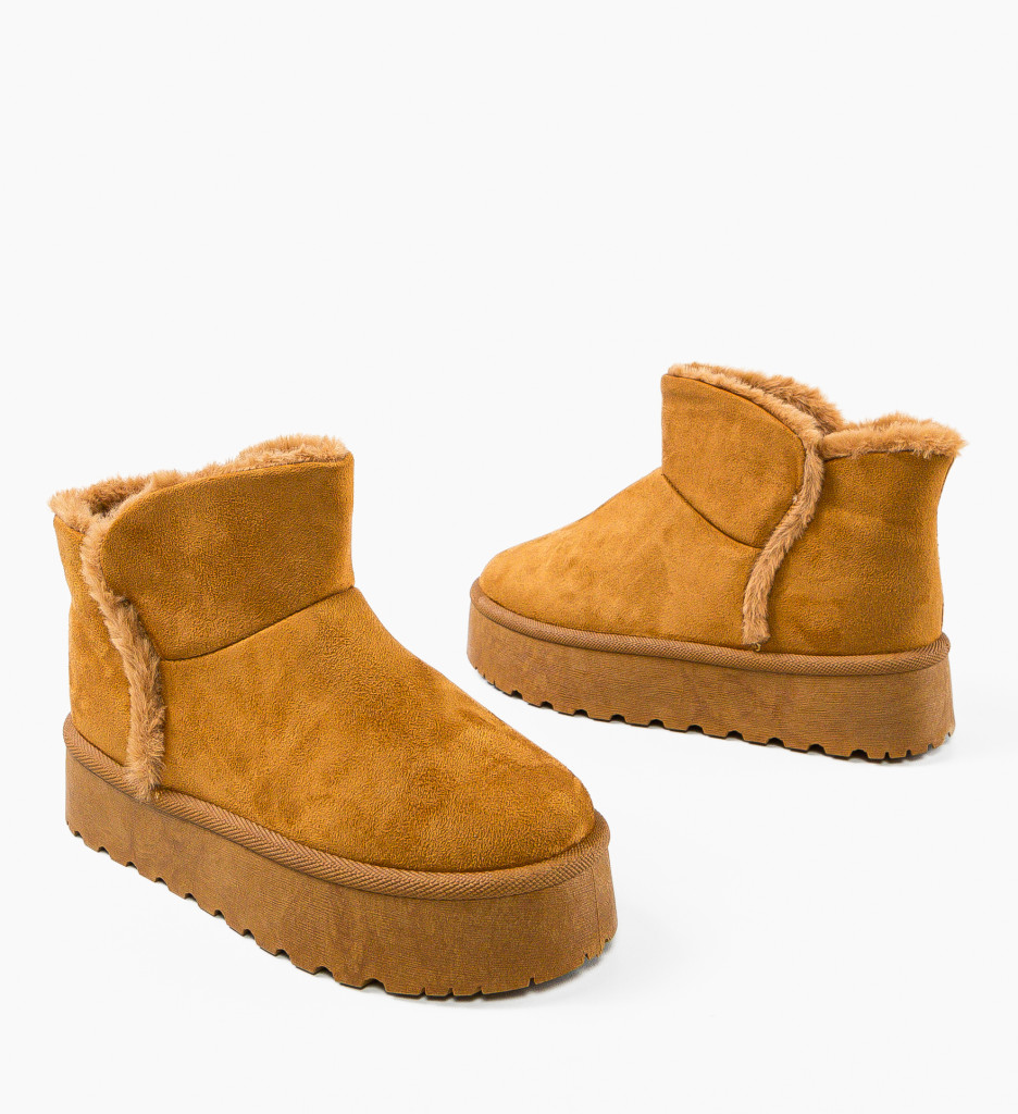Cizme Tip Ug Cleo Camel - Confort și Stil - imagine 6