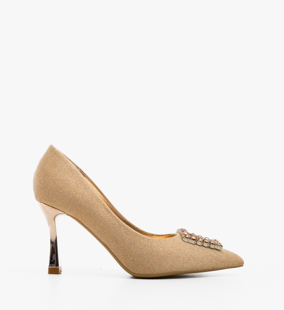 Pantofi dama Galeo Aurii 2 eleganți și comozi - imagine 6