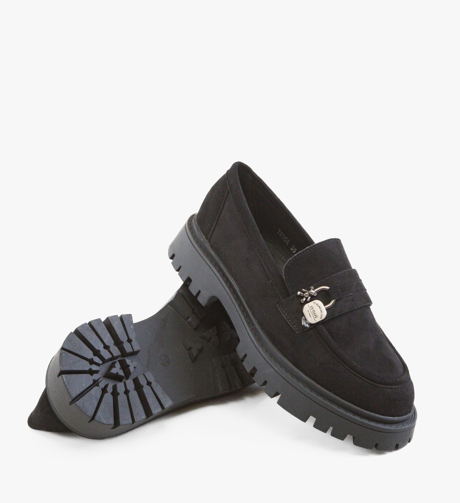 Pantofi Casual Dama Dufren Negri - imagine 5
