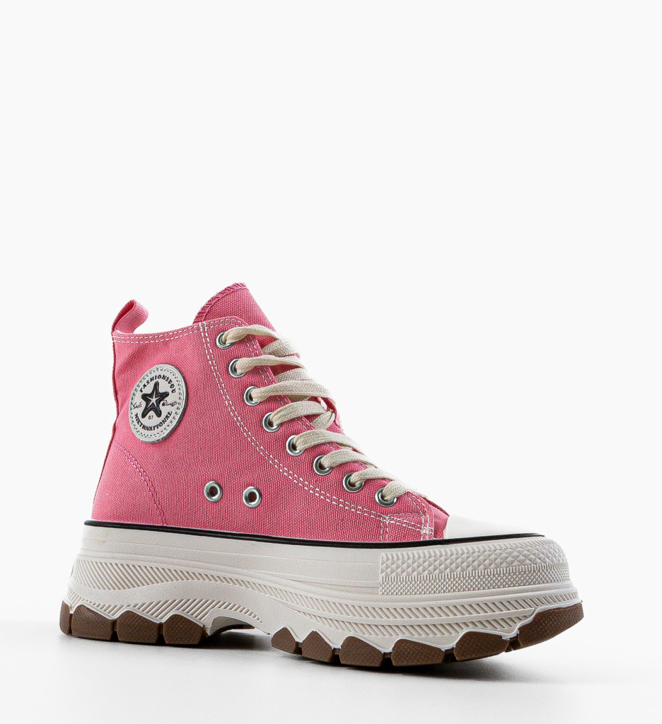 Sneakers Dama Puss Roz - Confort si Stil Sportiv - imagine 5