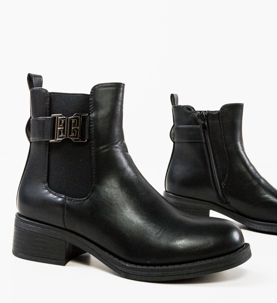 Ghete Dama Negre Saira | Eleganță și Confort - imagine 8