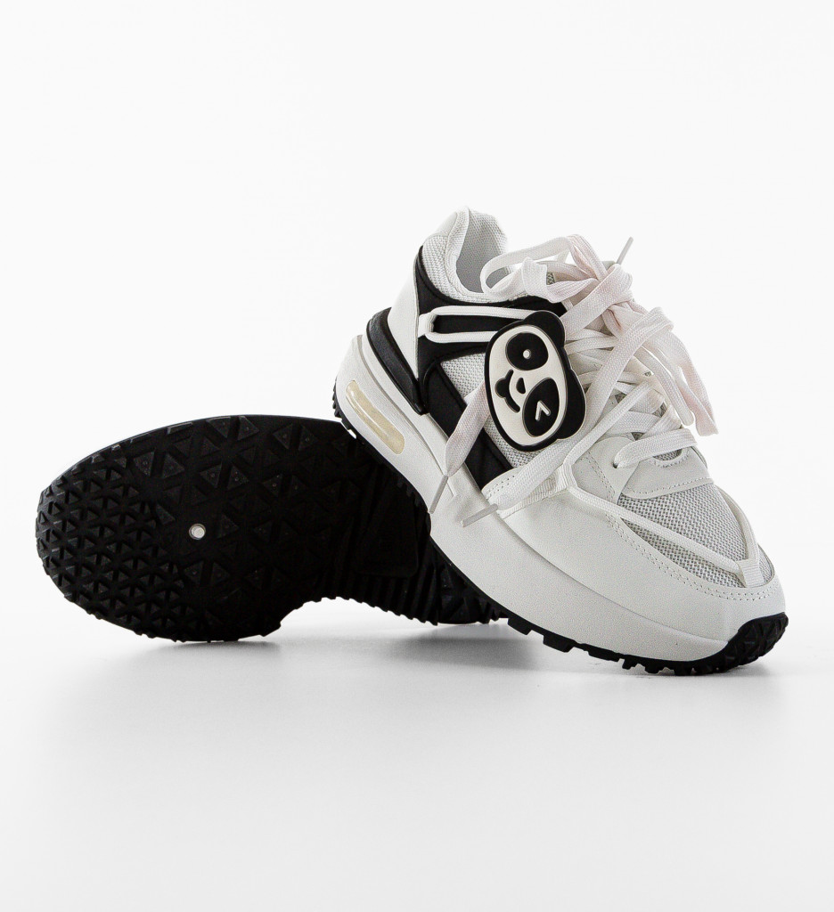 Sneakers Dama Pandana Albi | Confort și Stil - imagine 6