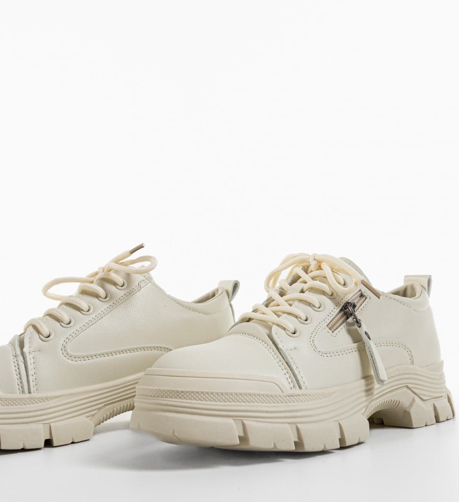 Pantofi Casual Aguir Bej | Confort și Stil - imagine 8