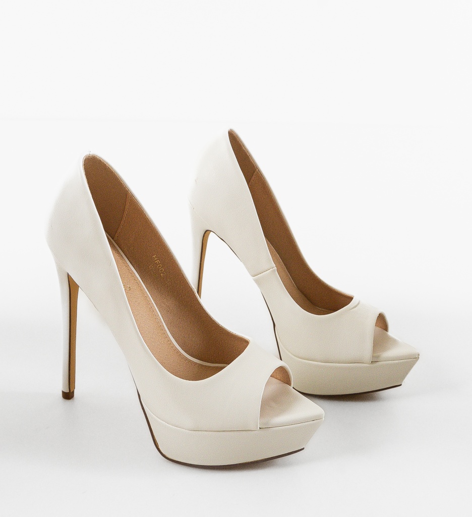 Pantofi Ferguson Albi Eleganți cu Toc Comfort - imagine 5