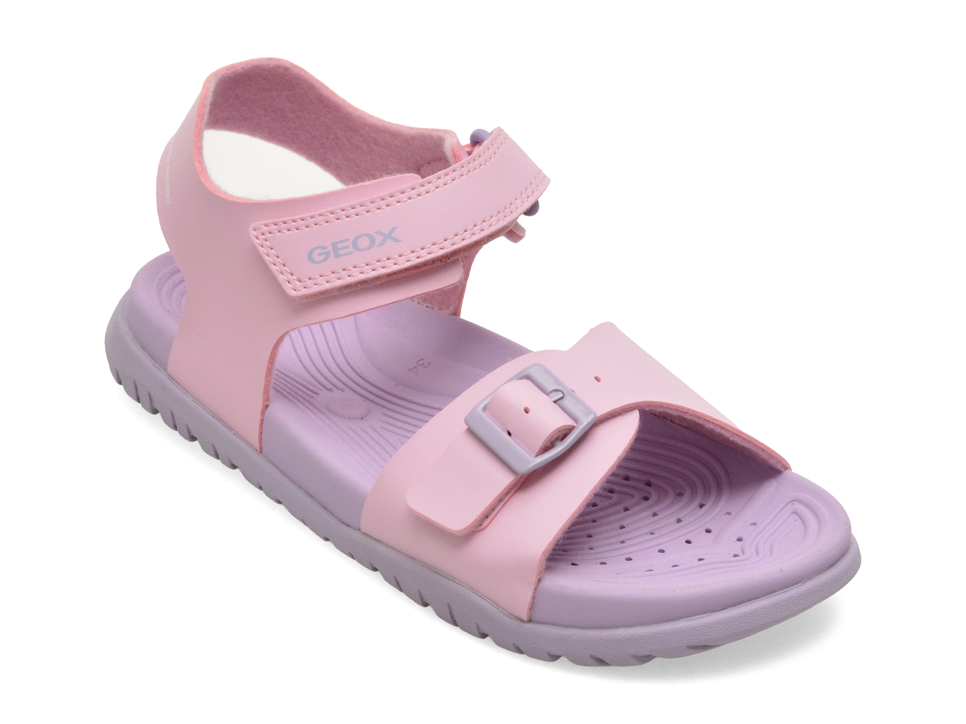 Sandale Geox Roz pentru Fetite, Piele Ecologica - imagine 2