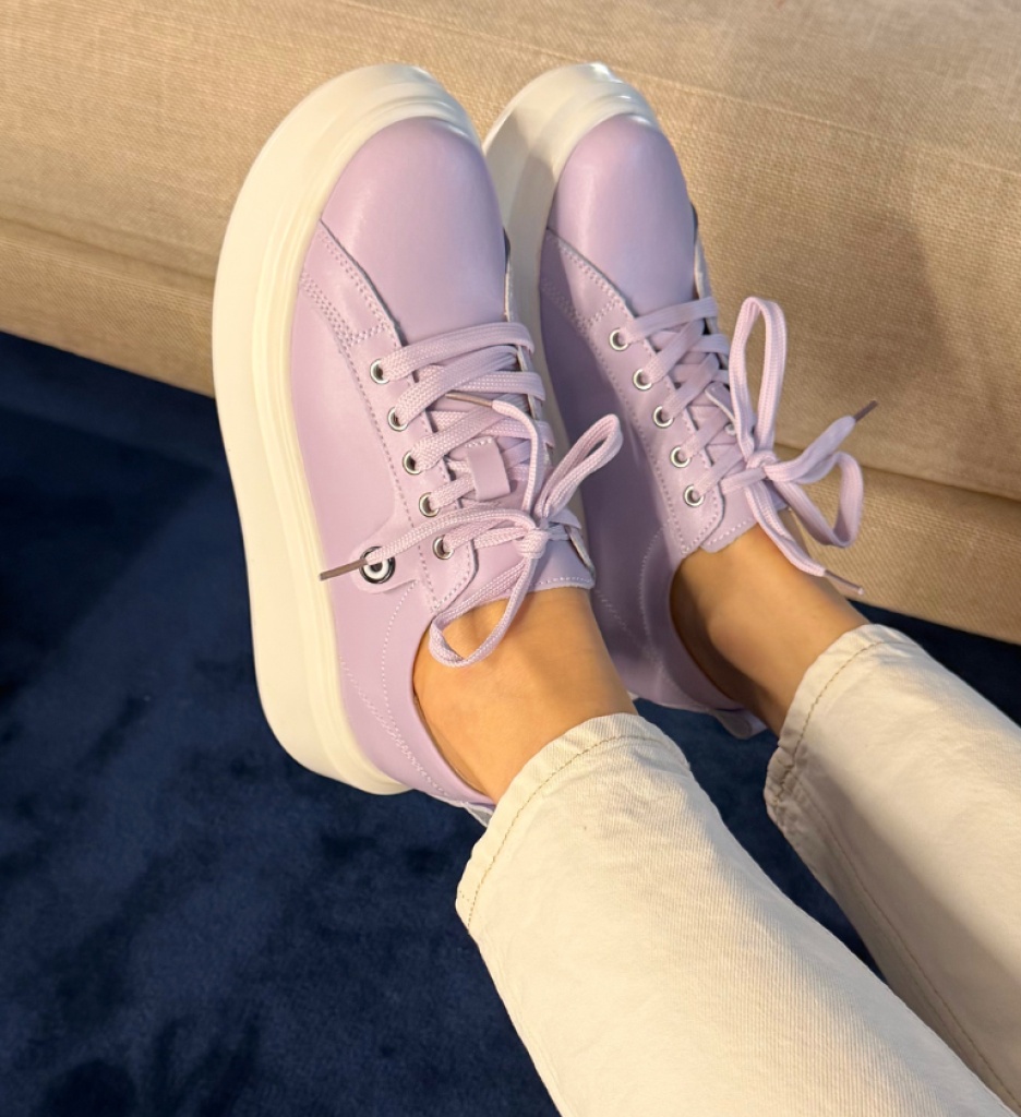 Pantofi Casual Nuandre Mov - Confort și Stil - imagine 8