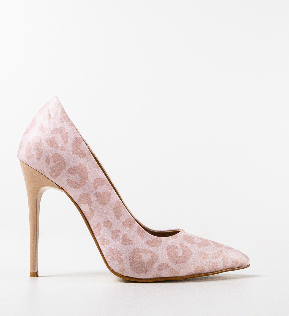 Pantofi cu Toc Ojal Bej - Stil și Eleganță - imagine 2
