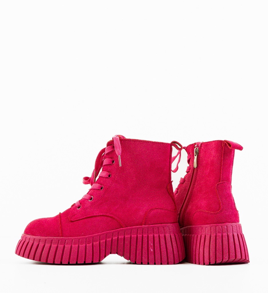 Ghete Dama Frocher Fuchsia - Eleganță și Stil - imagine 7