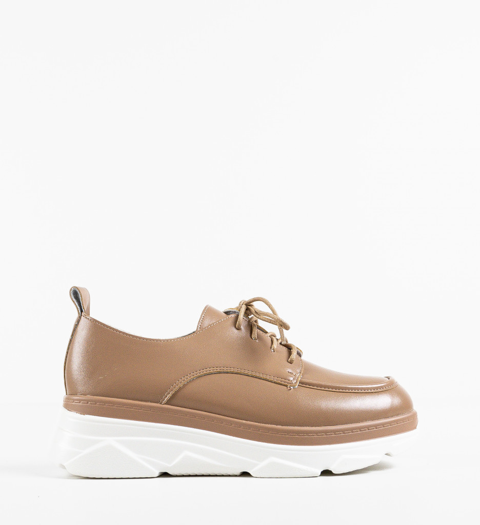 Pantofi Casual Dama Frelly Khaki | Stil & Confort - imagine 5