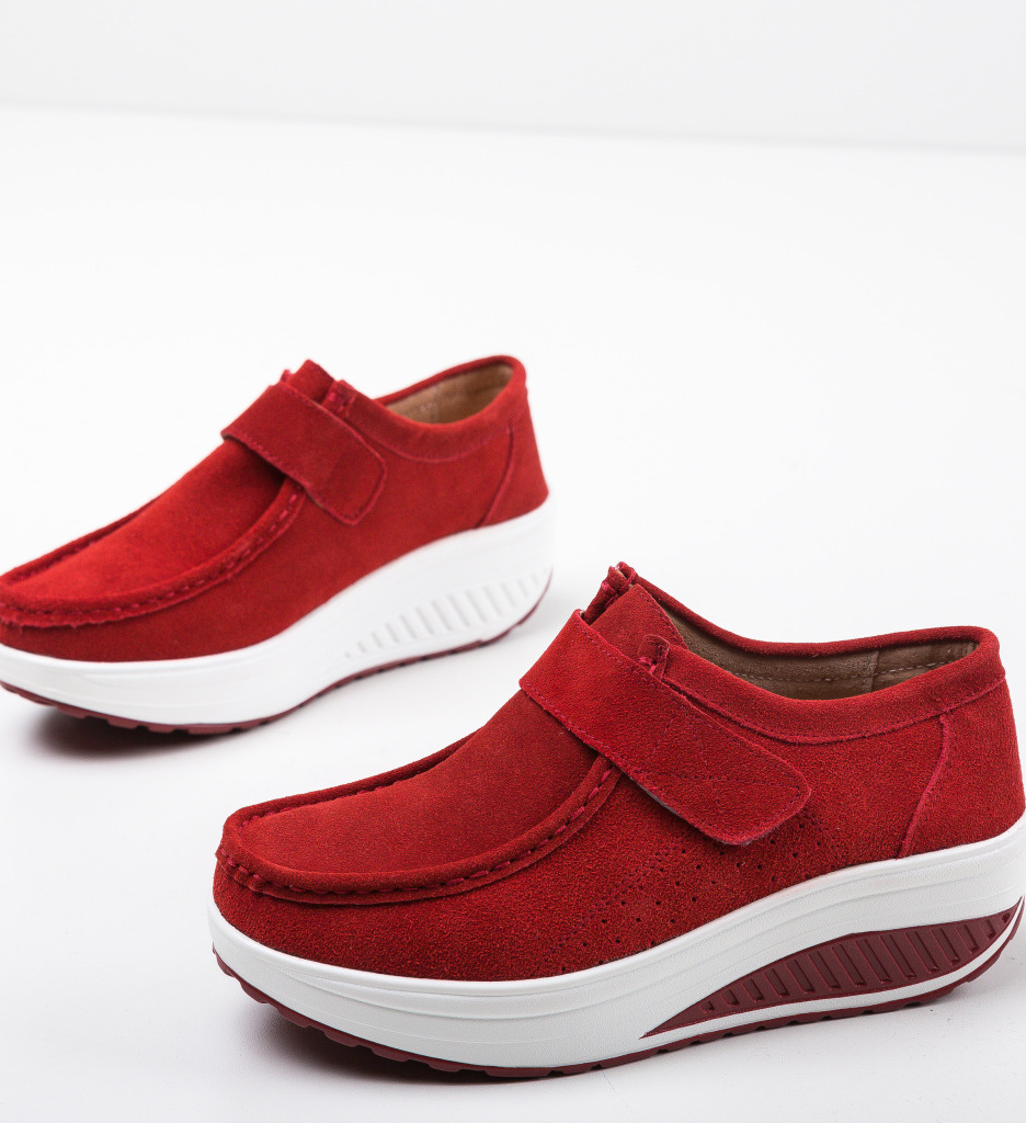 Pantofi Casual Marko Rosii | Stil și Confort - imagine 5