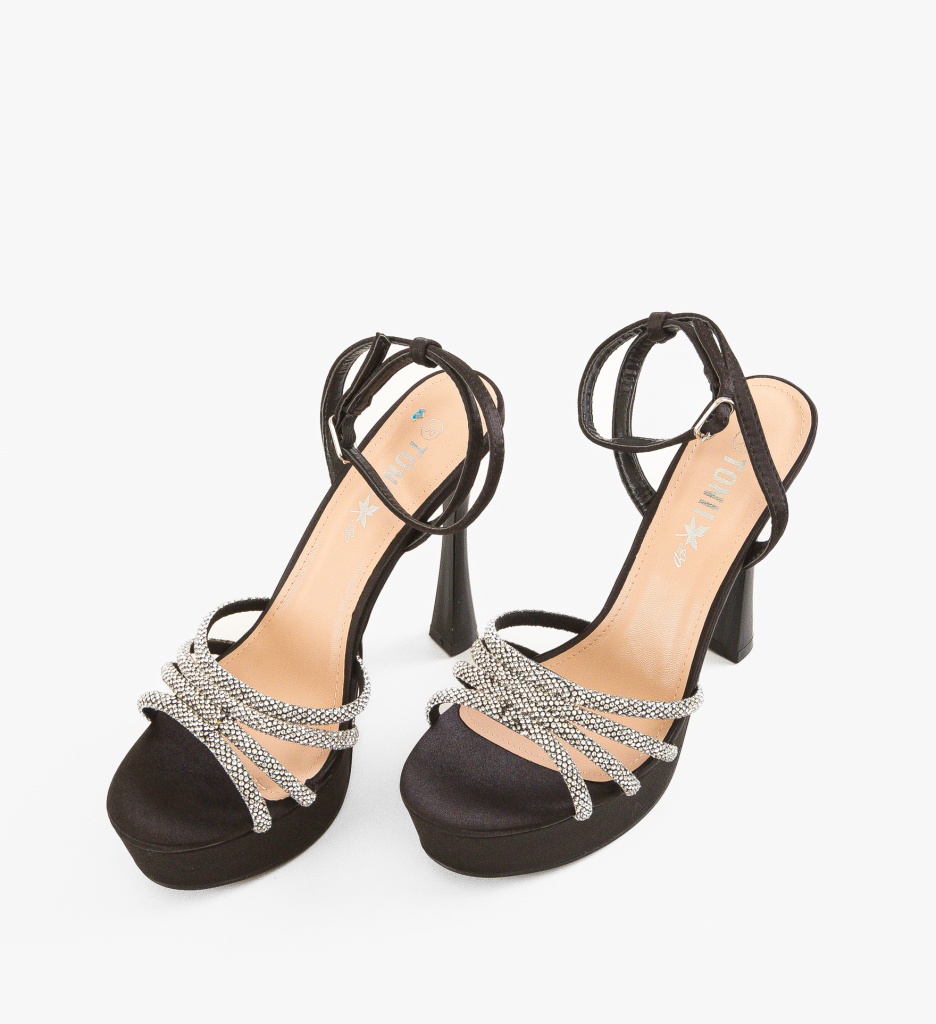 Sandale Dama Inuna Negre | Eleganță și Stil - imagine 4