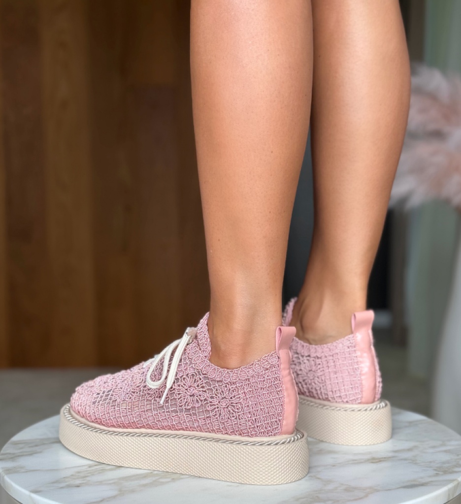 Pantofi Casual Ystory Roz - Confort și Stil - imagine 2
