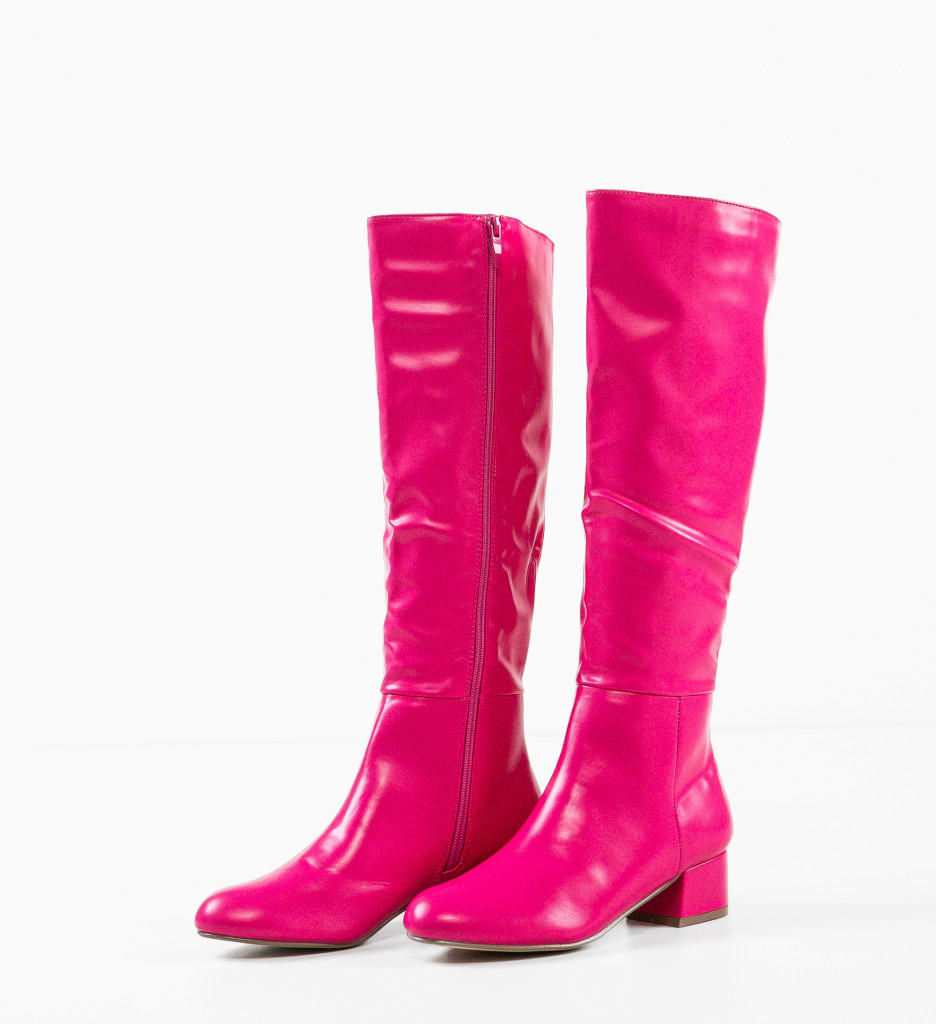 Cizme Dam Fuchsia | Stil și Eleganță pentru Femei - imagine 5
