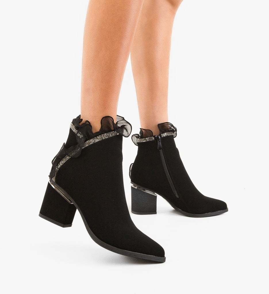 Botine Levine Negre - Eleganță și Confort - imagine 2