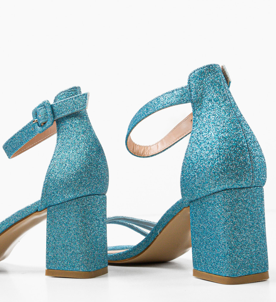 Sandale Toc Geirmun Albastre Elegante