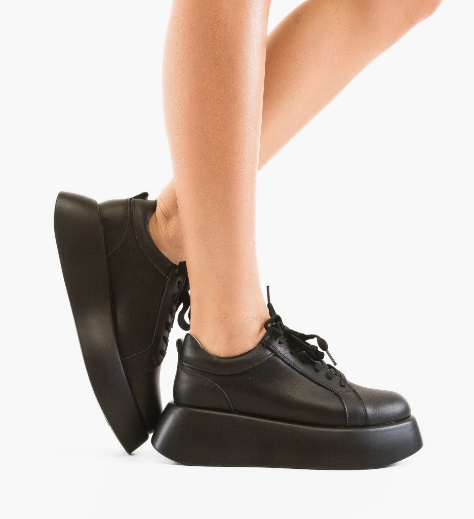 Sneakers Dama Silona Negri | Stil și Confort - imagine 6