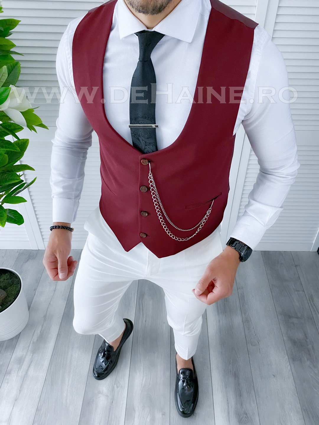 Vesta Elegantă Bărbați B4281 - Stil și Confort