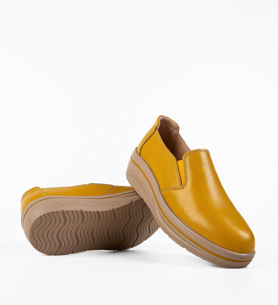 Pantofi Casual Alpino Galbeni - Confort și Stil - imagine 7