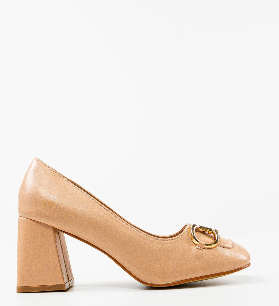 Pantofi Beren Nude - Eleganță și Versatilitate - imagine 5