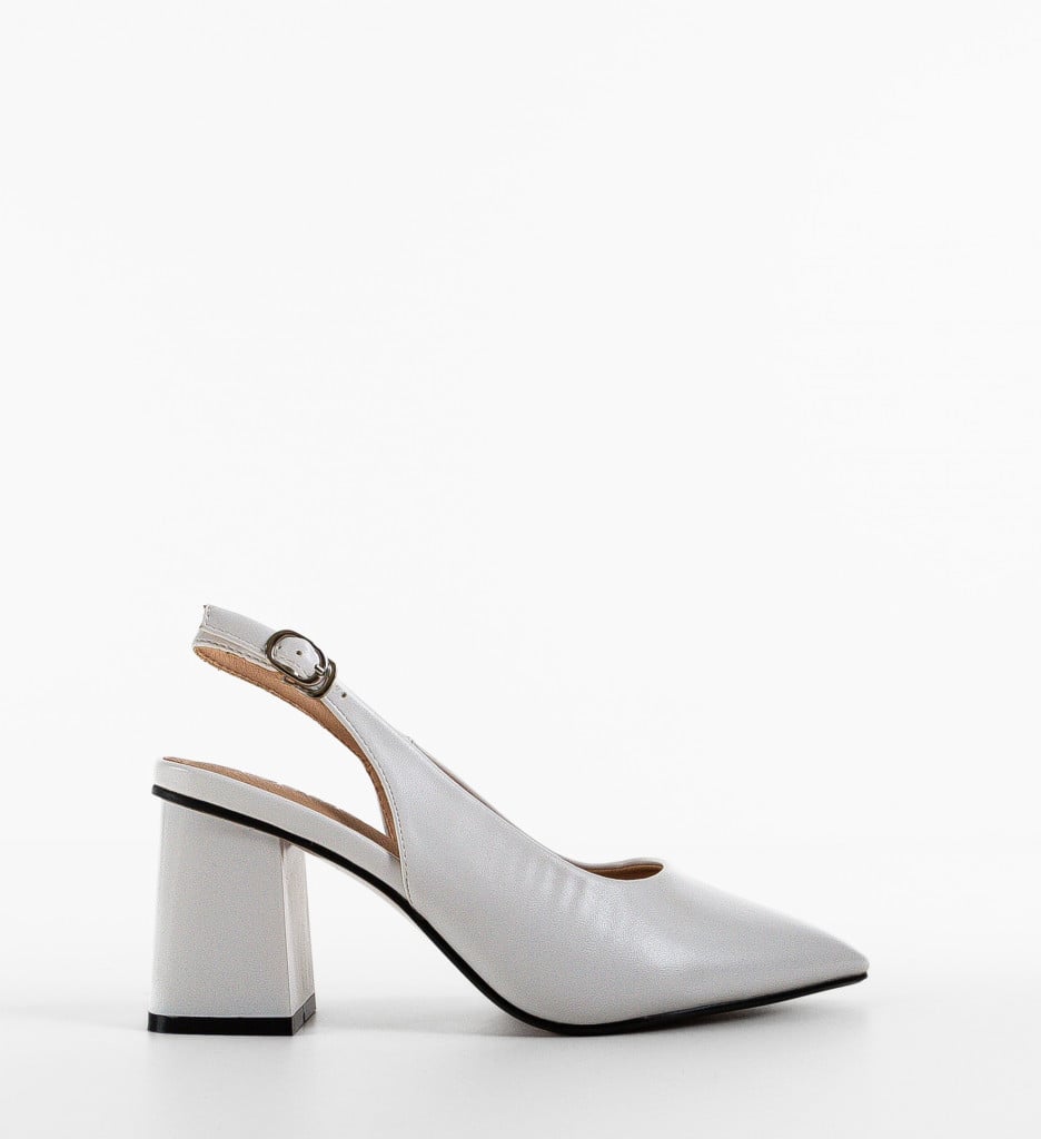 Pantofi dama Gracie Albi - Eleganță și Stil - imagine 10