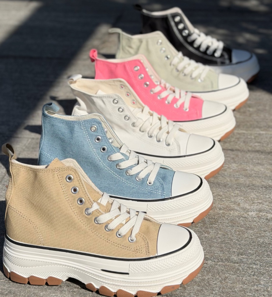 Sneakers dama Puss albastri - Confort sporit - imagine 5
