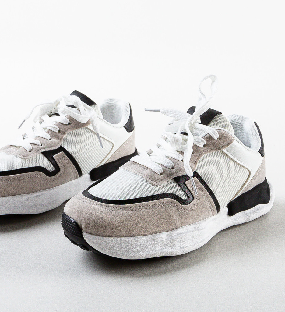 Sneakers dama Hope Albi - Confort și Stil - imagine 5