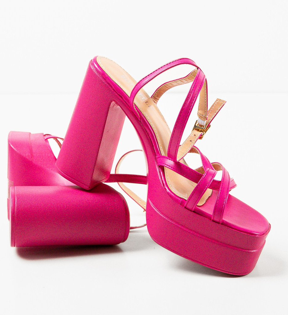 Sandale Shreya Fuchsia | Eleganță și Stil - imagine 7