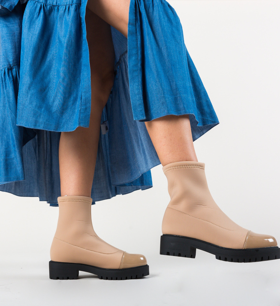 Ghete Dama Pestio Khaki | Stil și Confort - imagine 3
