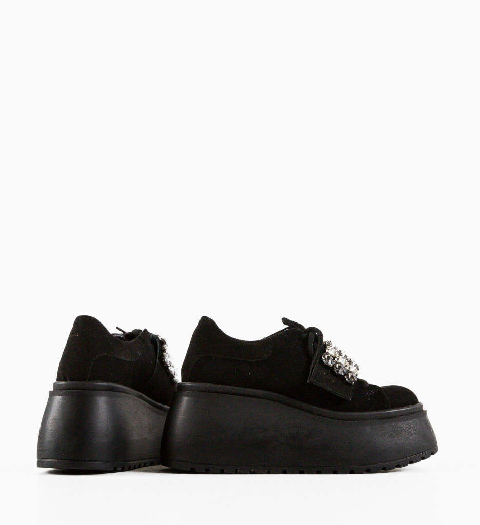 Pantofi Casual Alma Negri | Confort Zilnic - imagine 5