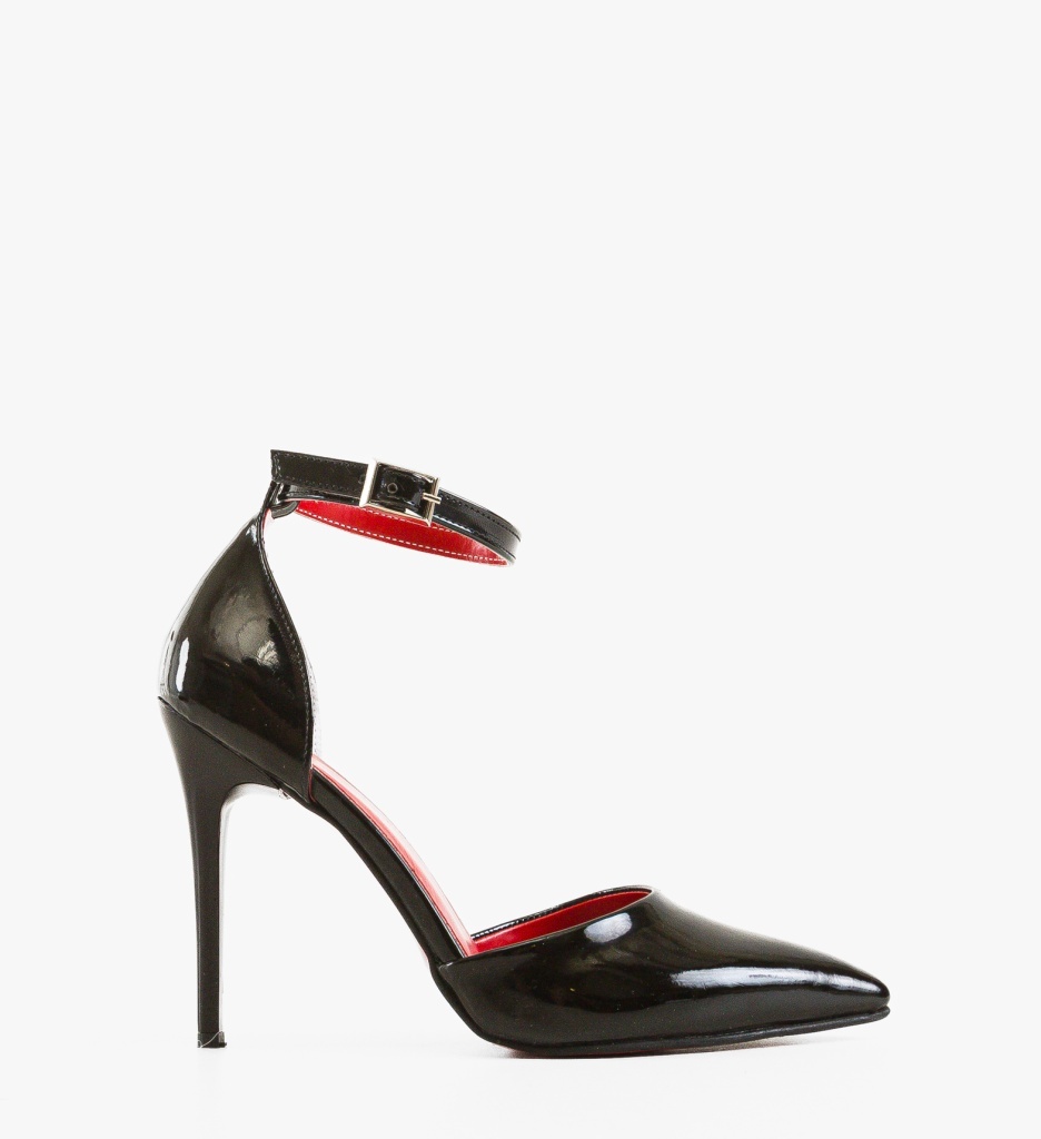 Pantofi Dama Manba Negri Eleganți cu Toc - imagine 6