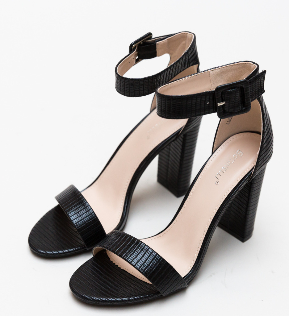 Sandale Finegan Negre - Eleganță și Stil - imagine 4