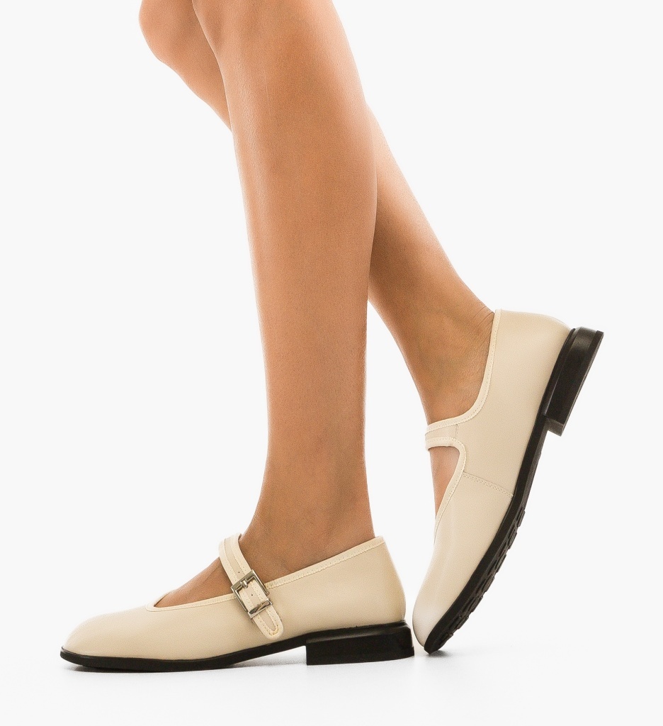 Pantofi Casual Greta Bej - Confort și Stil