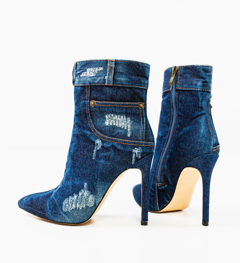 Botine Byron Albastre - Eleganță și Confort - imagine 7