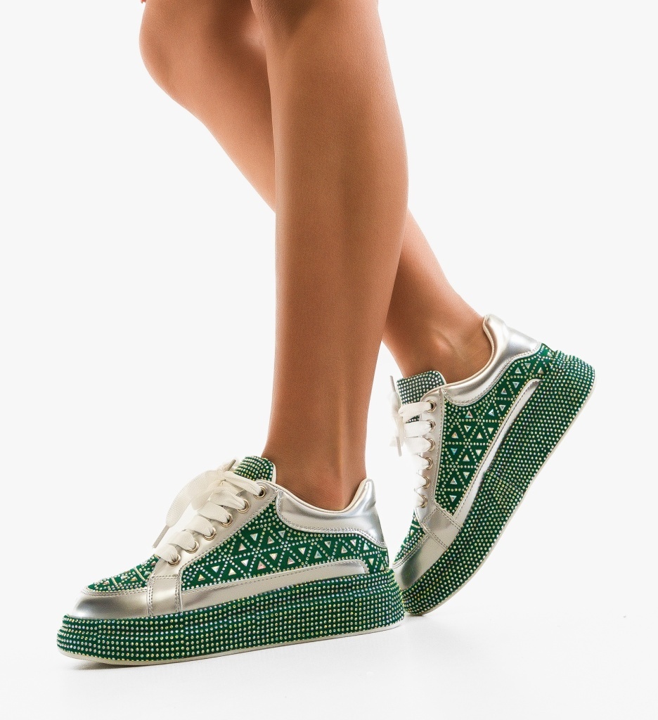Sneakers Dama Trente Verzi | Confort Sport - imagine 5