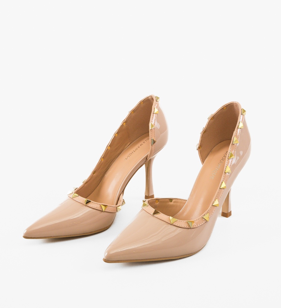 Pantofi Dama Jamshid Nude - Eleganță și Stil - imagine 4