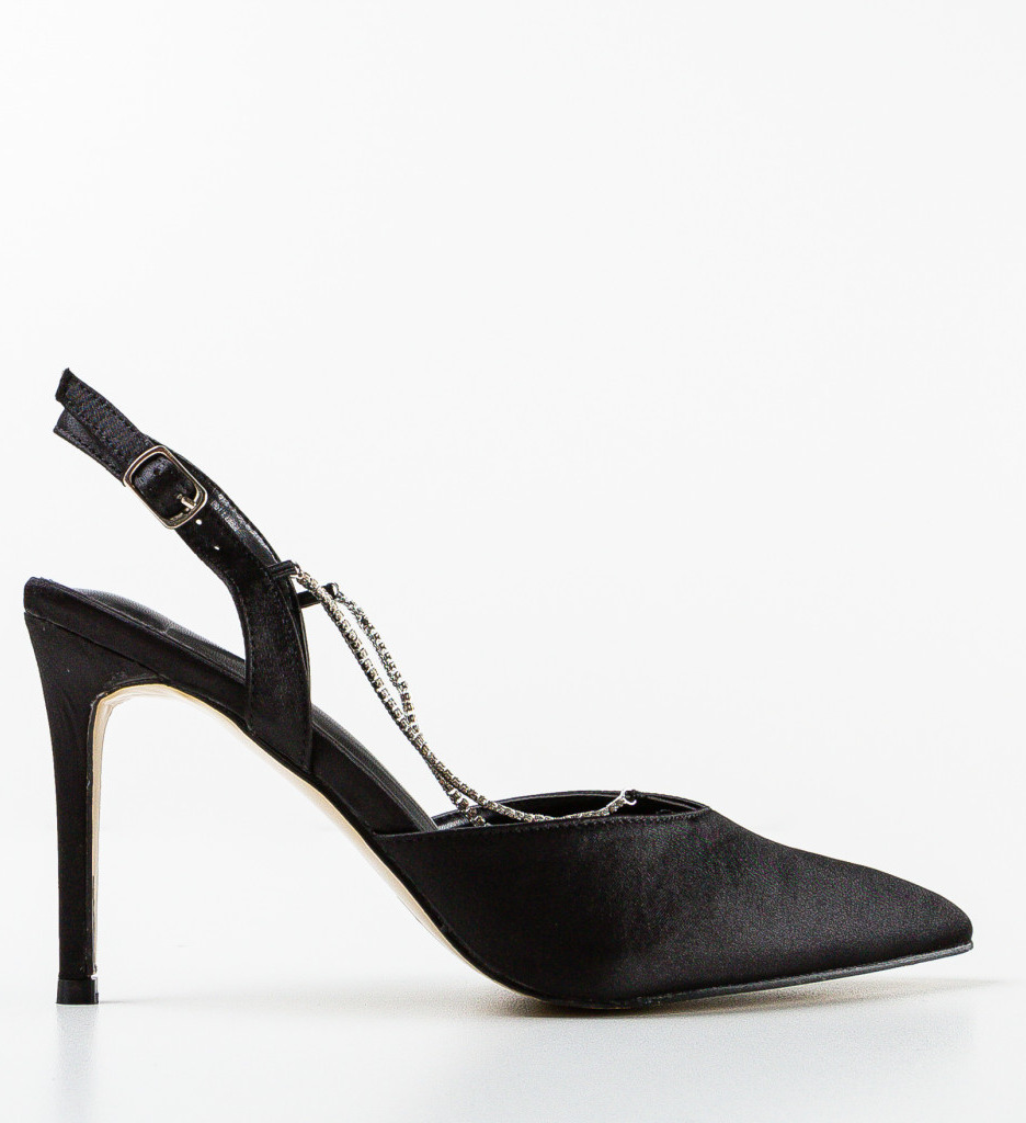 Pantofi Nielsen Negri cu Toc Eleganți - imagine 4