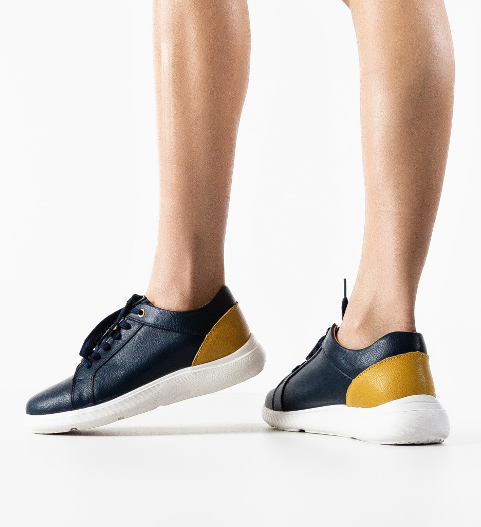 Pantofi Casual Rena Bleumarin - Confort și Stil - imagine 3