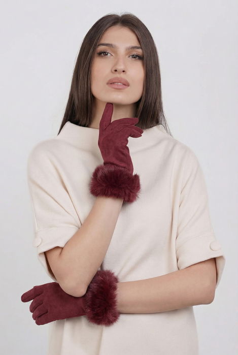 Mănuși Dama Blăniță Touchscreen | Shopika