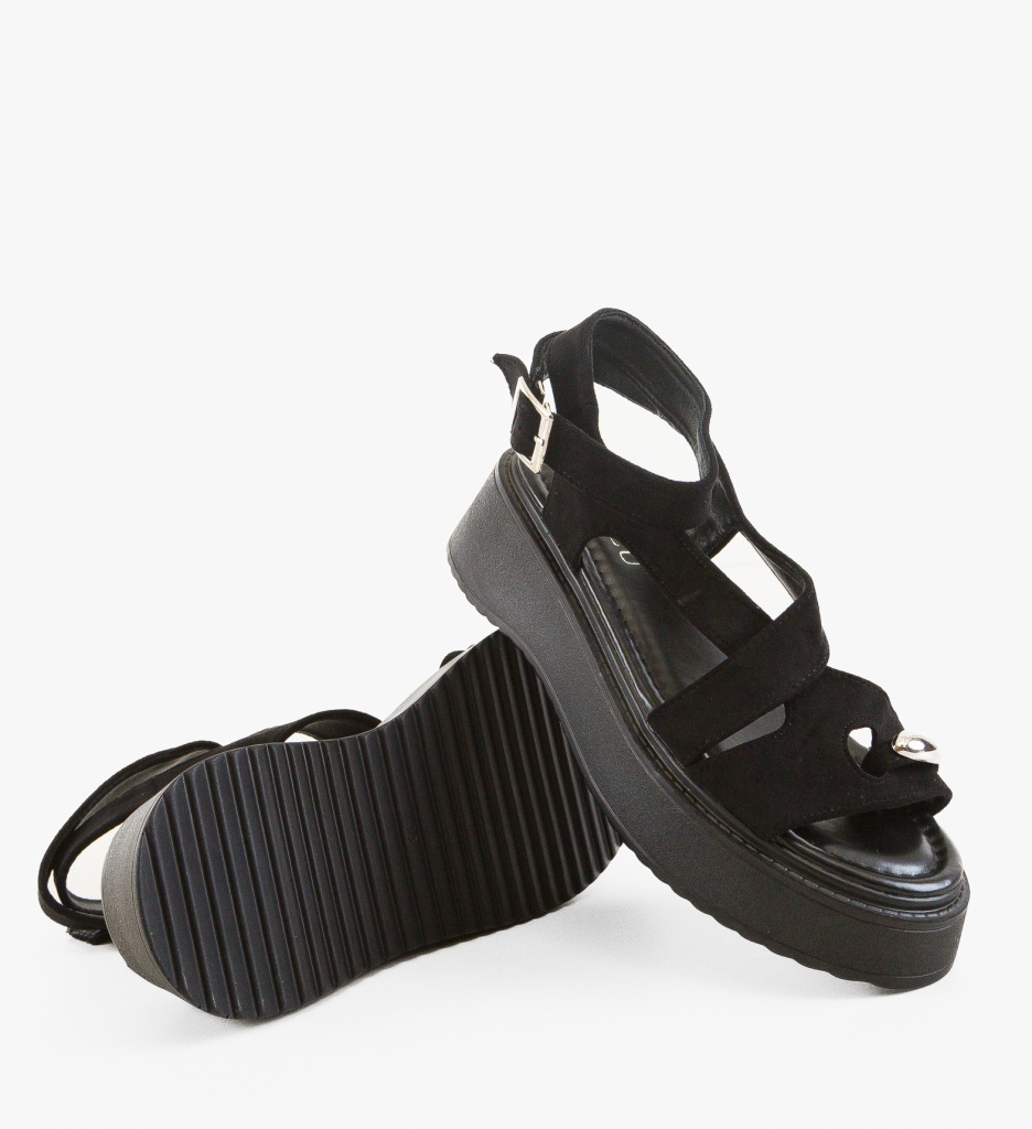 Sandale Dama Tyago Negre | Eleganță și Confort - imagine 3