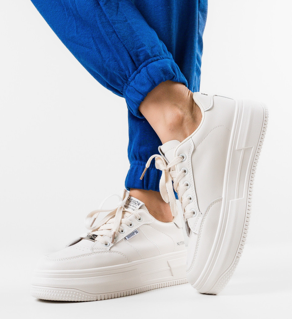 Sneakers Dama Guno Bej | Confort și Stil - imagine 4