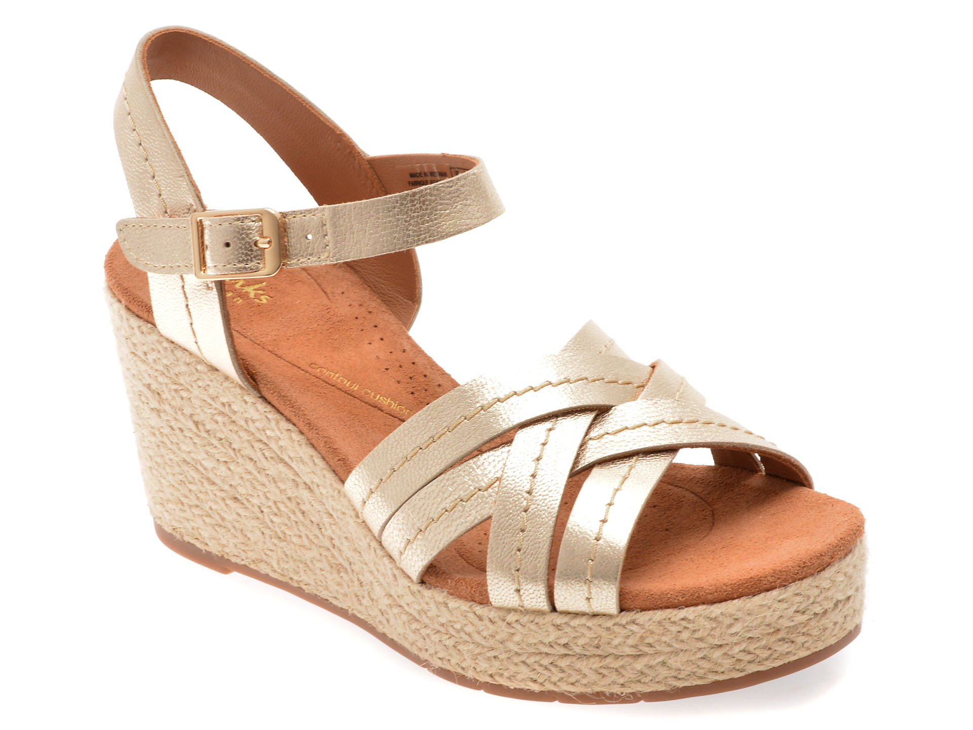 Sandale Clarks Argintii Sabina Strap - Eleganță și Confort
