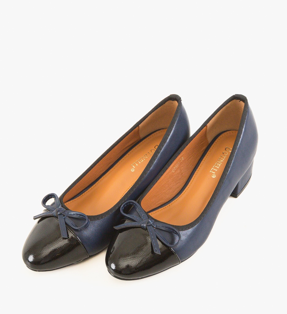 Pantofi Dama Onar Bleumarin cu Toc - Stil și Eleganță - imagine 6