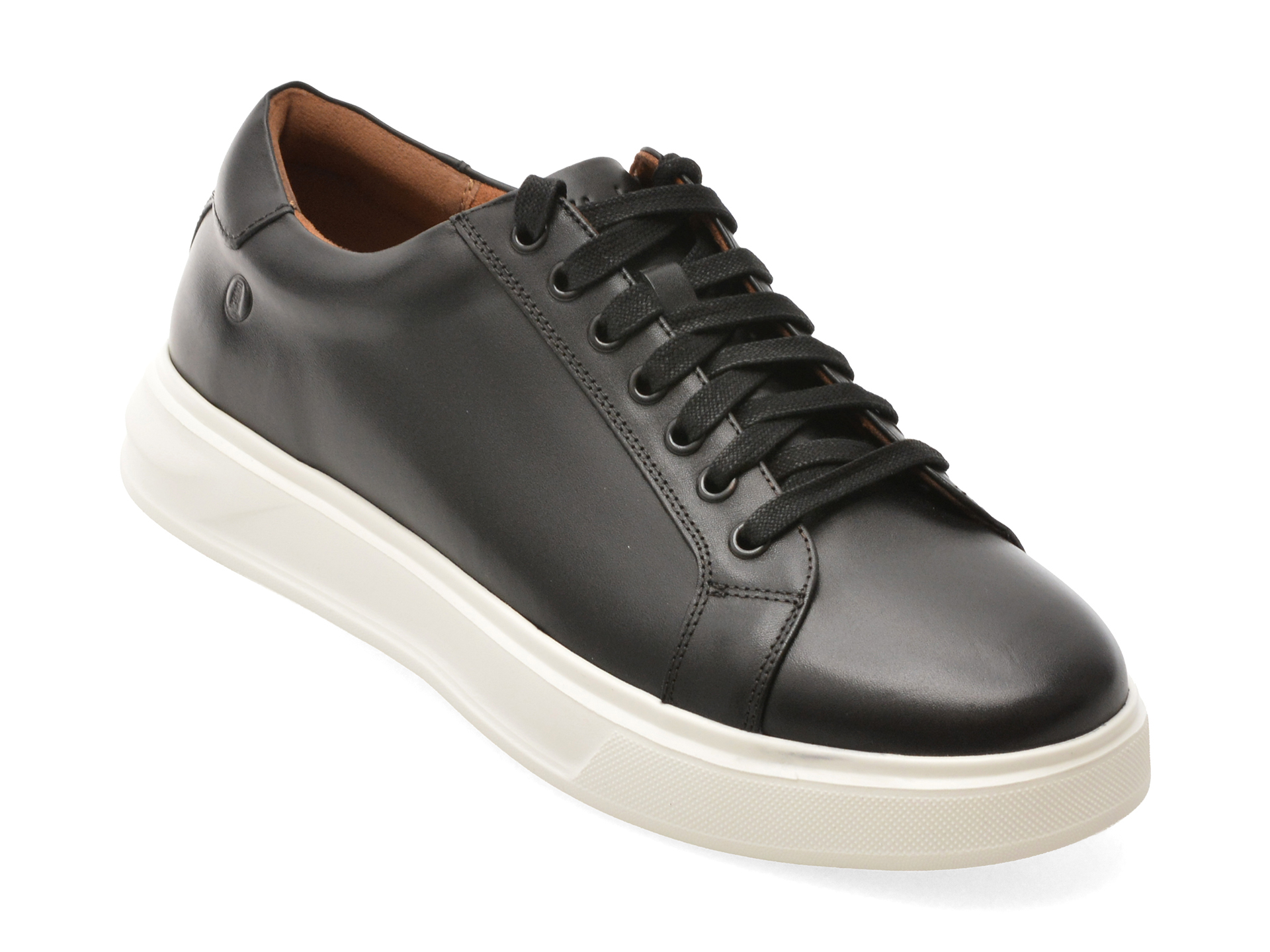 Pantofi sport Clarks Goswell Tie negri din piele