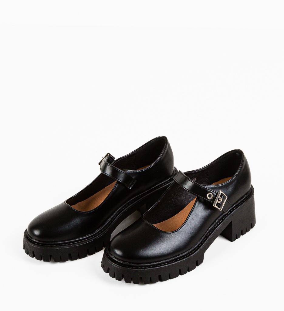 Pantofi Casual Pleun Negri - Confort și Stil Zilnic - imagine 7