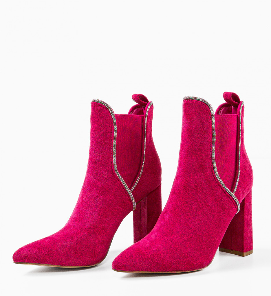 Botine Dama Mckay Fuchsia | Stil Unic - imagine 7