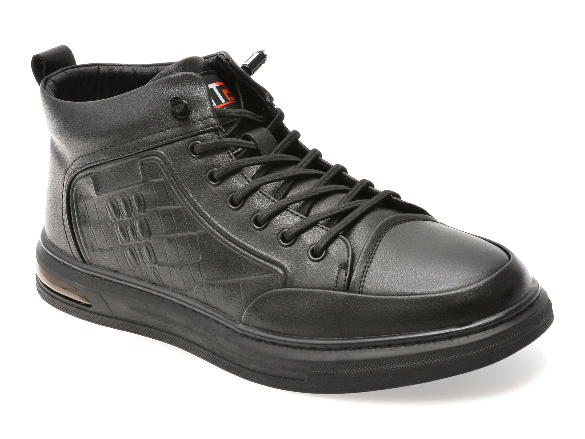 Ghete Bite The Bullet negre din piele