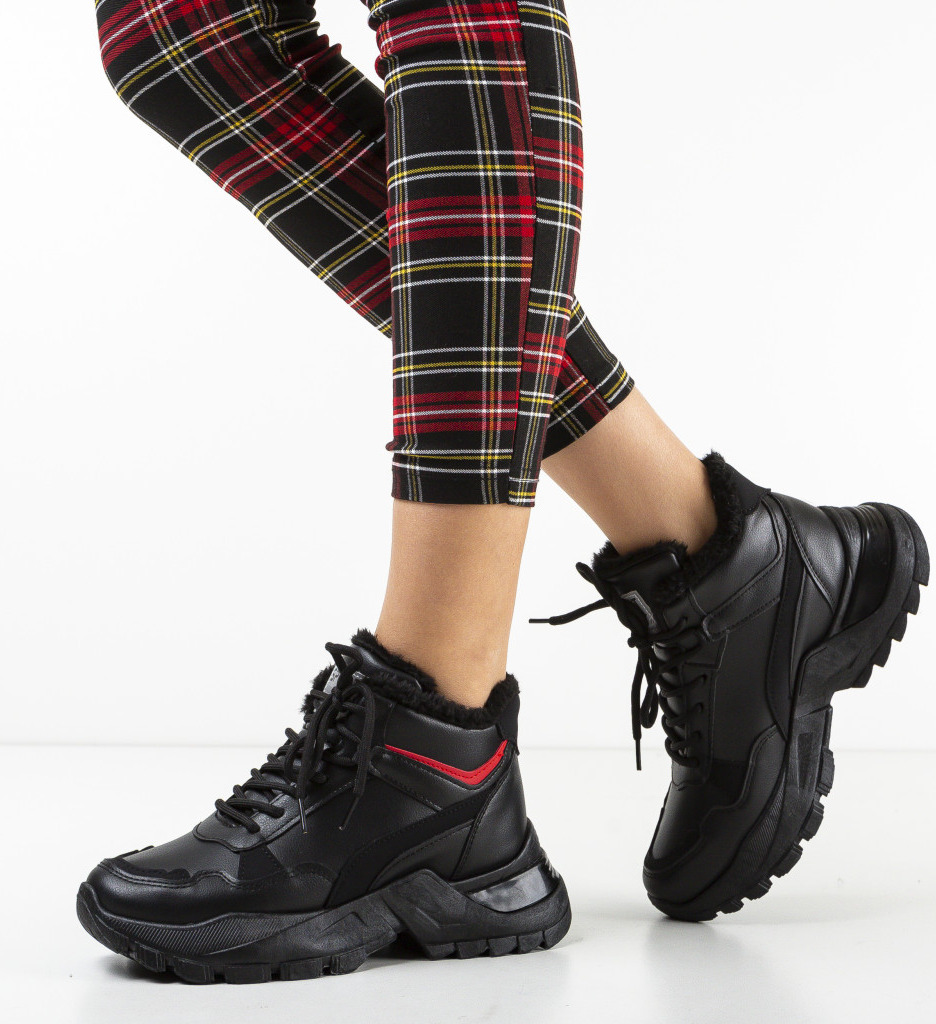 Pantofi Sport Lionk Negri - Confort & Stil - imagine 2