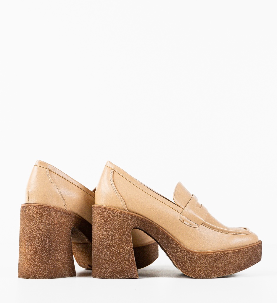 Pantofi Dama Socheat Bej - Eleganță și Stil - imagine 5
