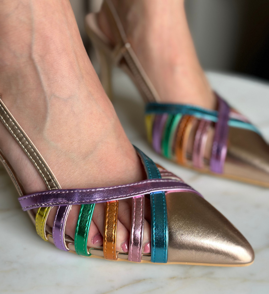 Pantofi Aurii Emem 2 - Eleganta si Stil - imagine 3